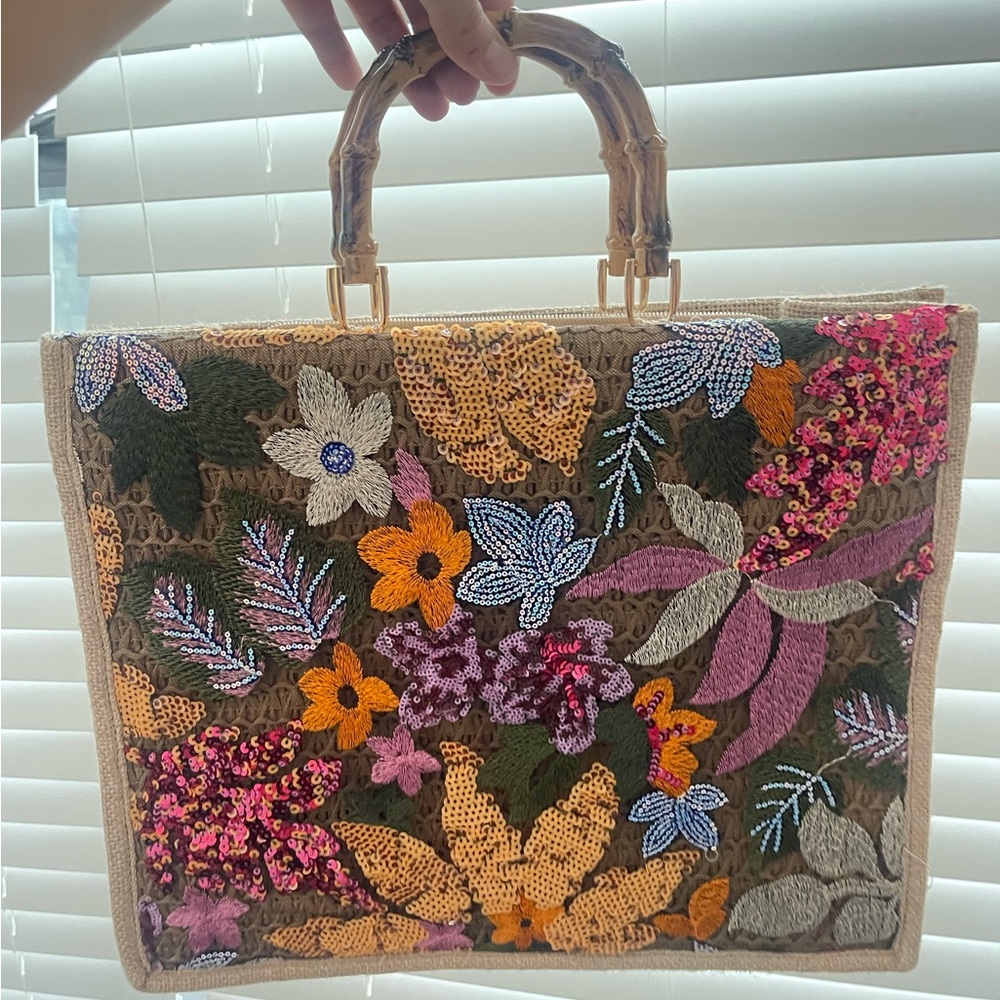 Large sequin bag